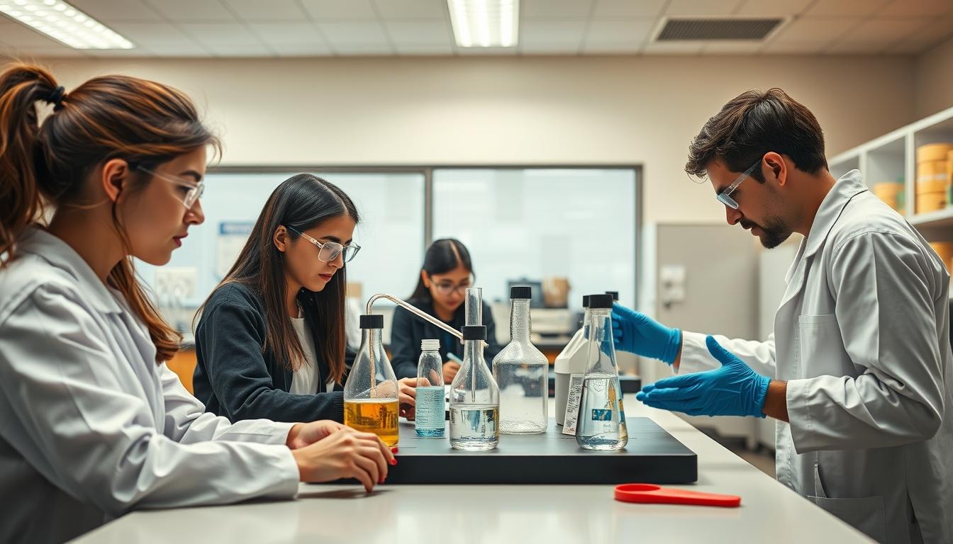 Student preparing for exams with study materials